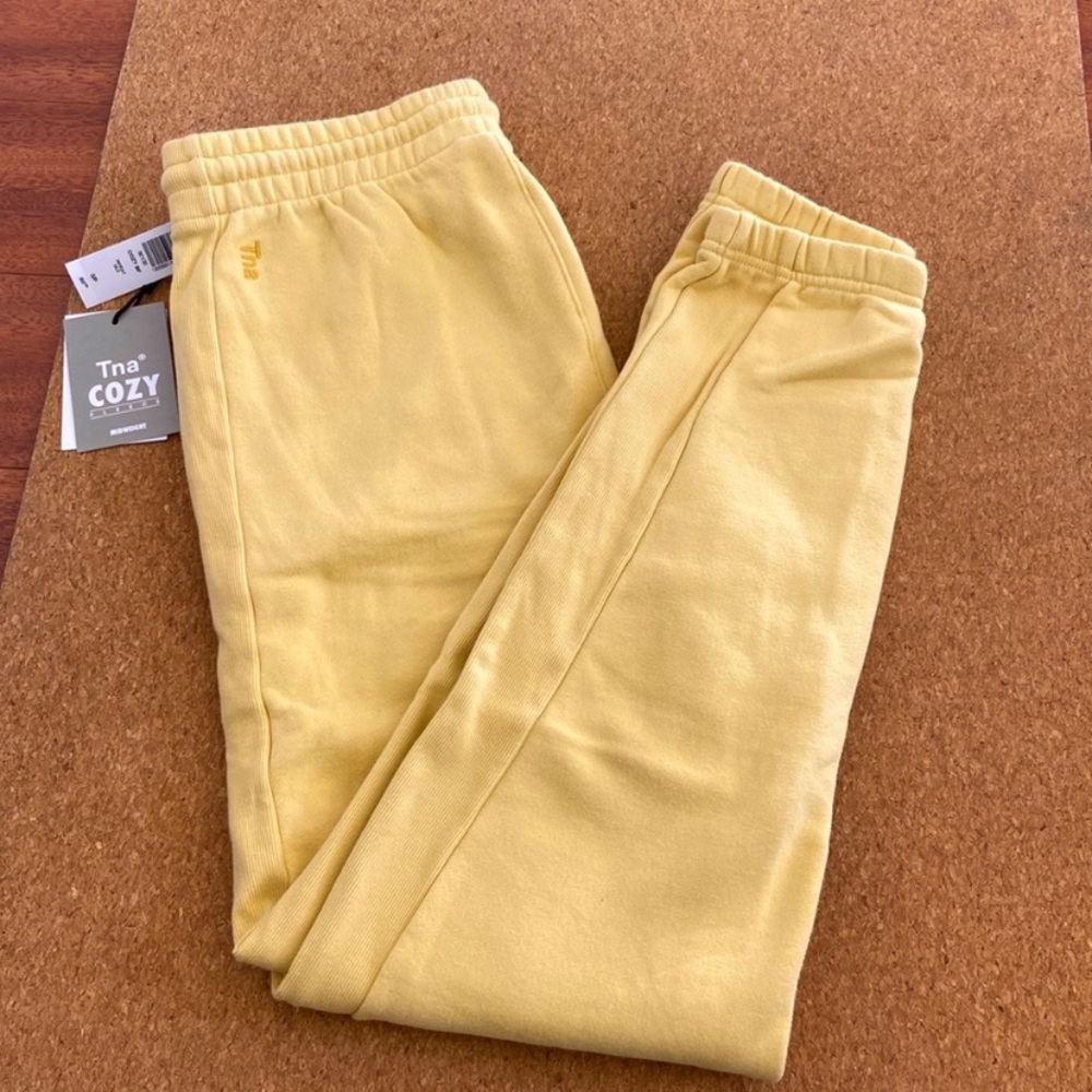 TNA Kids Joggers in Light Yellow